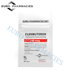 Clenbuterox (Clenbuterol) - 40mcg/tab, 100 pills/bag - Euro-Pharmacies - USA Clenbuterox (Clenbuterol) - 40mcg/tab, 100 pills/bag - Euro-Pharmacies - USA