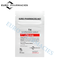 T4 - 50mcg/tab, 50 pills/bag - Euro-Pharmacies - USA T4 - 50mcg/tab, 50 pills/bag - Euro-Pharmacies - USA